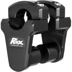 ROX SPEED FX Black 2" Pivoting Riser for 1-1/8" Handlebars ROX SPEED FX Black 2" Pivoting Riser for 1-1/8" Handlebars