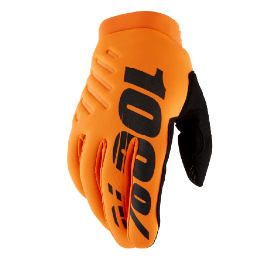 BRISKER Gloves Fluo Orange/Black 