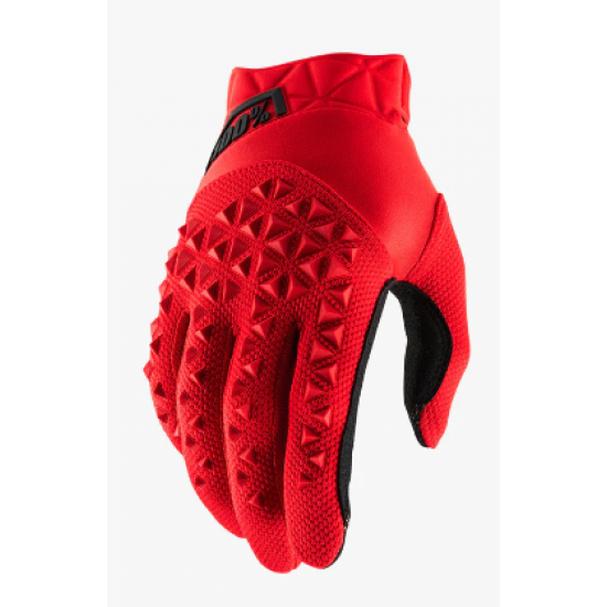 AIRMATIC Gloves Moto Red/Black