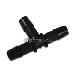 T Fitting 3/8" Barbed - Black