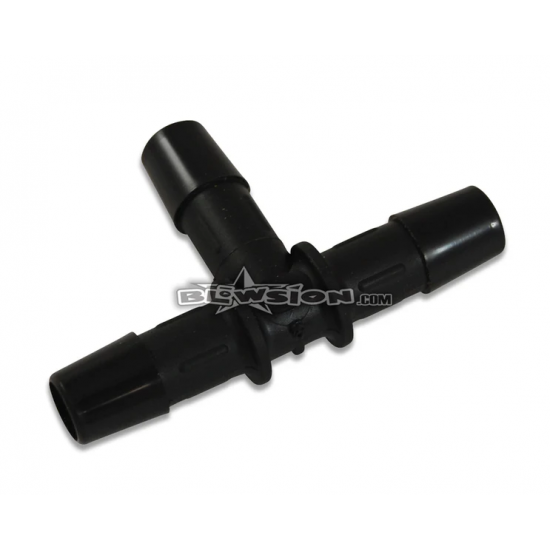 T Fitting 3/8" Barbed - Black