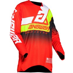 ANSWER Elite Korza Jersey (Red/White/Acid)