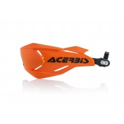 ACERBIS X-Factory Handguards (Orange/Black) - Universal Fitment
