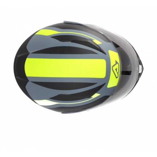 ACERBIS Helmet Rederwel  - Grey/Yellow -