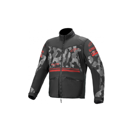 ALPINESTARS Venture Jacket Gray Camo/Red Fluo