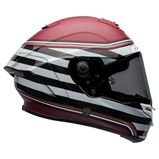 BELL Race Star Flex DLX Helmet (RSD The Zone Matte/Gloss White/Candy Red)