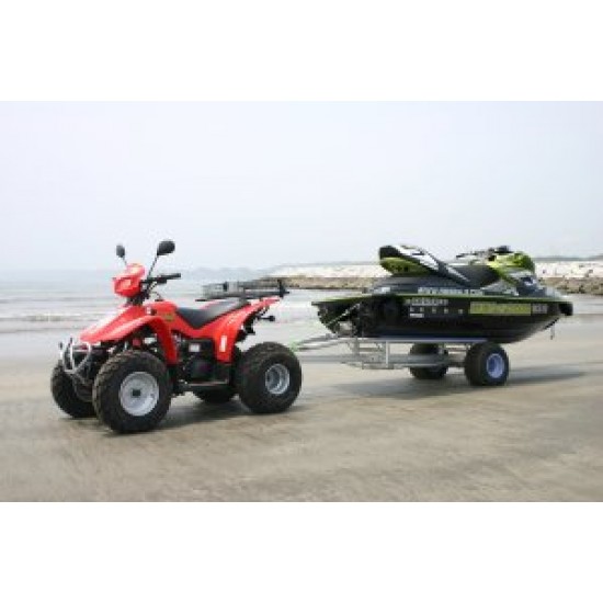 FACTORY ZERO ATV Hitch Kit Runabout for JET Launcher 4 Wheels Tote for 3-Seater Runabout