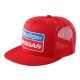 TLD GASGAS Team Snapback Stock Hat; Red OSFA