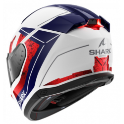 SHARK Skwal i3 Full Face Helmet (White/Blue/Red)