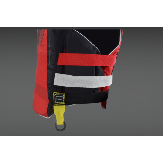 JET TRIBE USCG Hyper Vest | Red | Coast Guard Approved CGA Type 3 | Side-Entry Jet Ski Vest