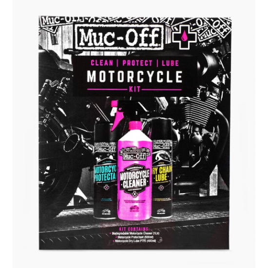 Motorcycle Clean Protect and Lube Kit