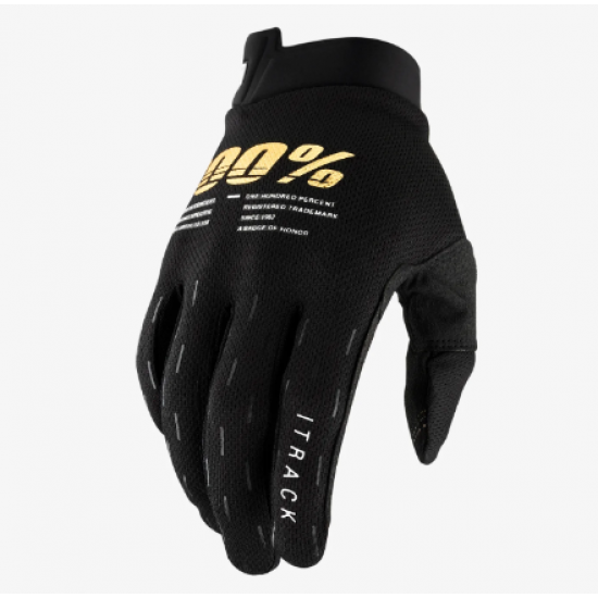 100% iTrack Gloves Youth Black