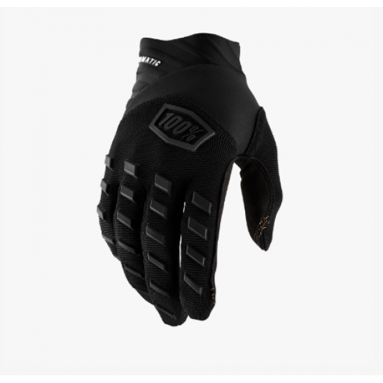100% AIRMATIC Gloves Moto Black/Charcoal