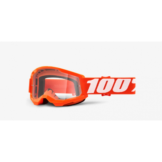 100% STRATA 2® Youth Goggle Orange