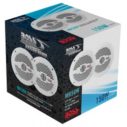 BOSS Audio Systems MR50W 5.25" Marine Stereo Boat Speakers