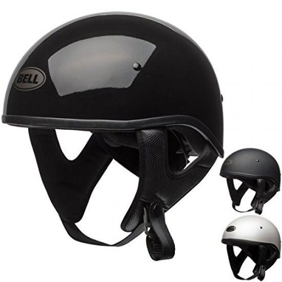 Bell Pit Boss Open-Face Motorcycle Helmet (Solid Black)