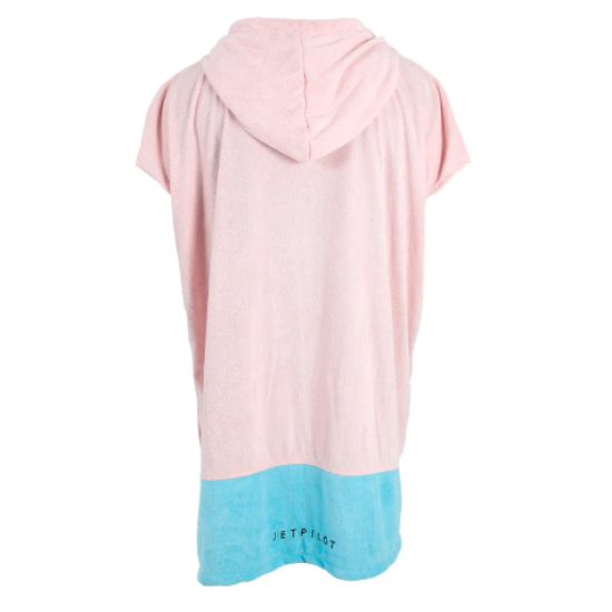 JETPILOT LADIES Flight Hooded Towel Pink/Blue
