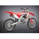 Yoshimura Honda CRF450R/RX 17-20 RS-9T Stainless Full System, w/ Stainless Mufflers