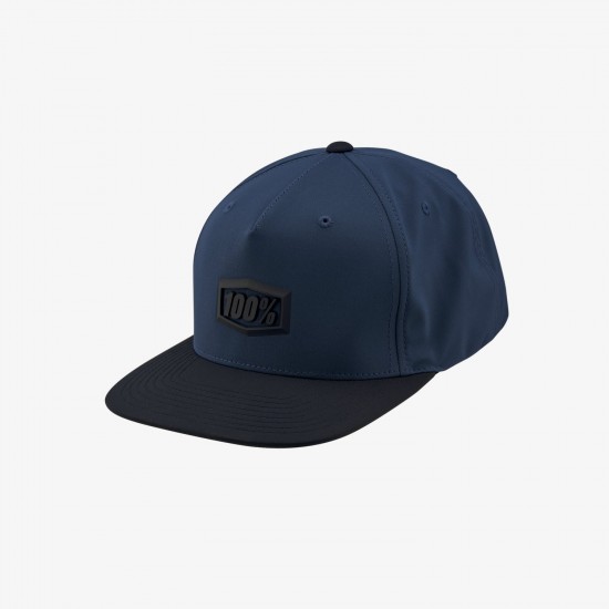 100% ENTERPRISE Snapback Hat Blue