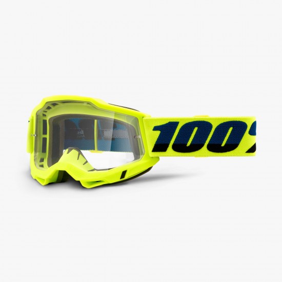 100% ACCURI 2 OTG Goggles Yellow Clear
