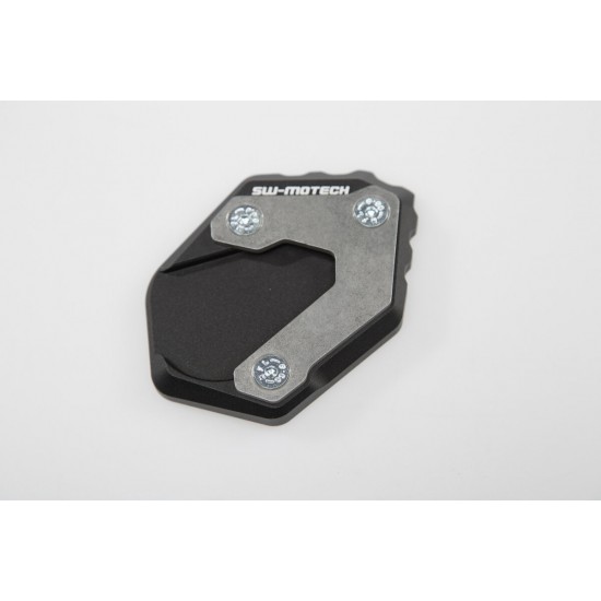 SW-MOTECH Side Stand Foot Enlargement. Black / Silver. BMW R 1200/1250 GS Adv, Rally