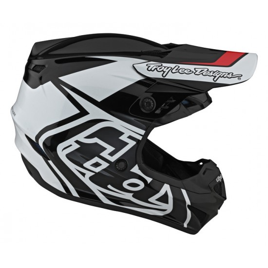 TLD GP Helmet Overload Black/White 