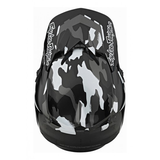 TLD GP Helmet Overload Camo Black/Gray
