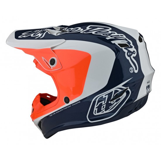 TLD SE4 Polyacrylite Helmet Corsa Navy/Orange