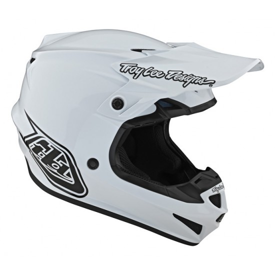 TLD SE4 Polyacrylite Helmet Mono White