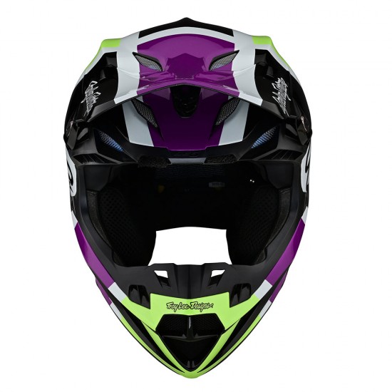 TLD SE5 Composite Helmet W/MIPS Quattro White / Glo Green