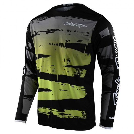 TLD GP Jersey Brushed Black / Glo Green