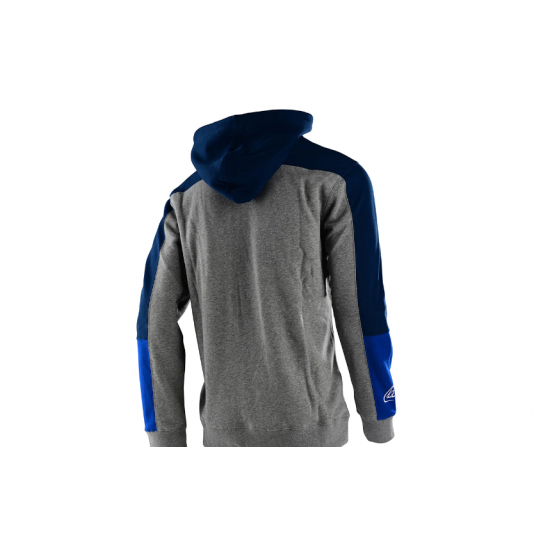 TLD Pullover Hoodie Holeshot Heather Gray / Blue
