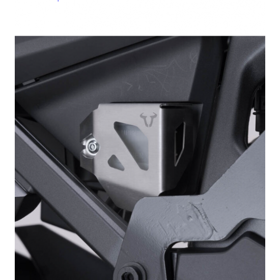 Brake Reservoir Guard Slvr. Suz Dl1000, Hon Crf1000l