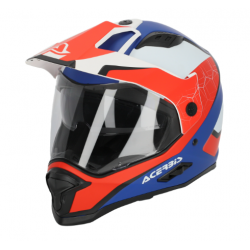 ACERBIS Reactive Helmet (White/Blue/Red) 