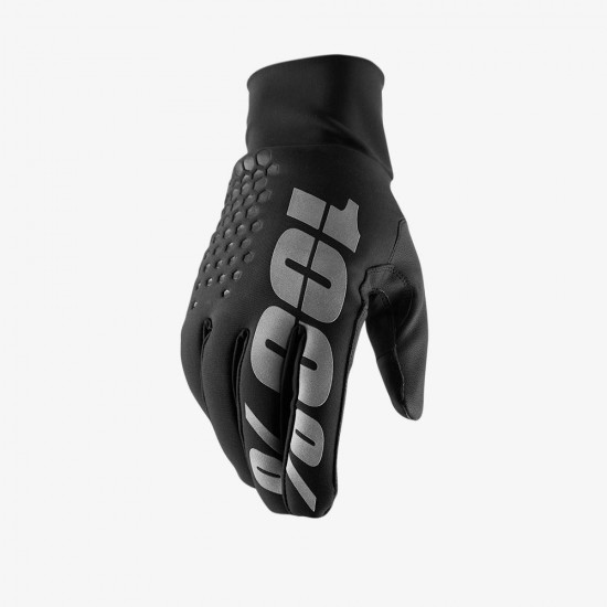 100% Hydromatic Brisker Gloves Black 