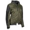 SPEED AND STRENGTH Women's Double Take Olive Textile/Leather Jacket