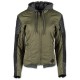 SPEED AND STRENGTH Women's Double Take Olive Textile/Leather Jacket